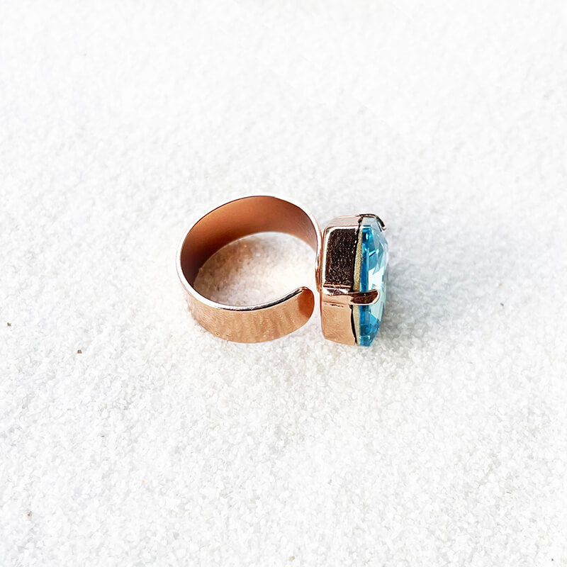 Naya Blue Swarovski Ring