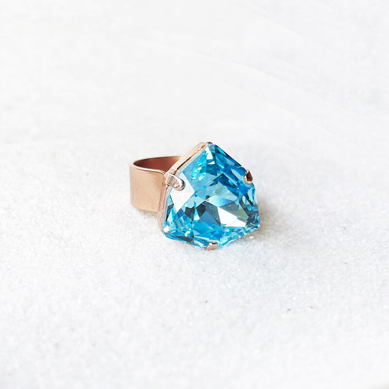 Naya Blue Swarovski Ring