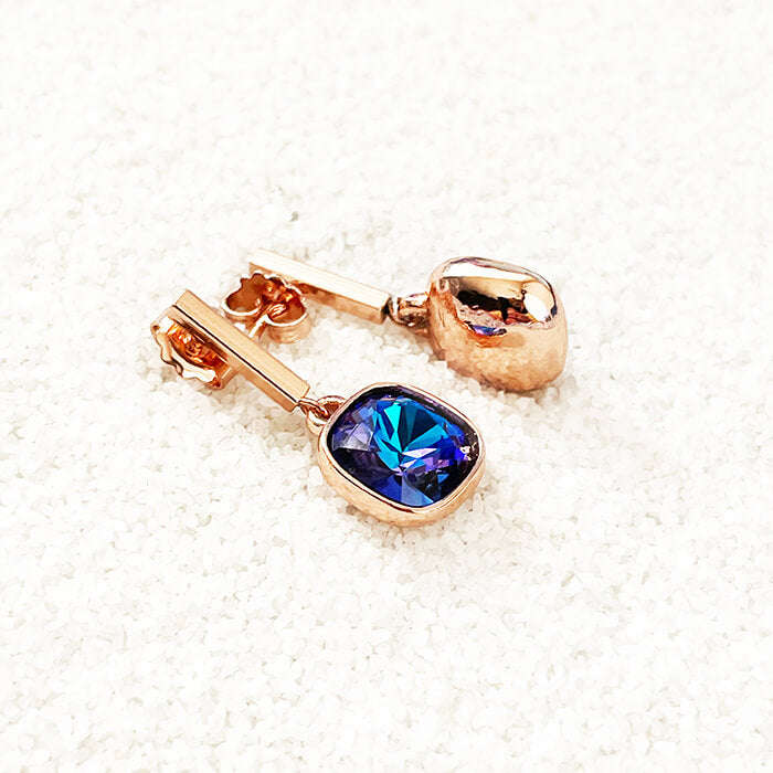 Eloise Purple Swarovski Earrings