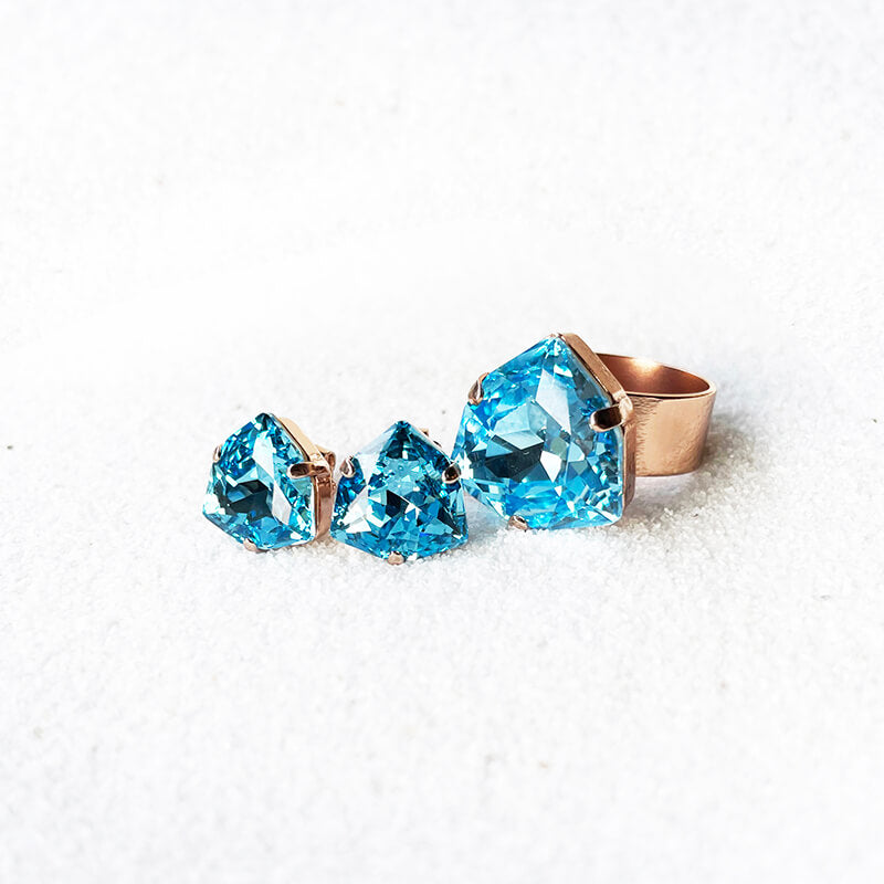 Naya Blue Swarovski Ring