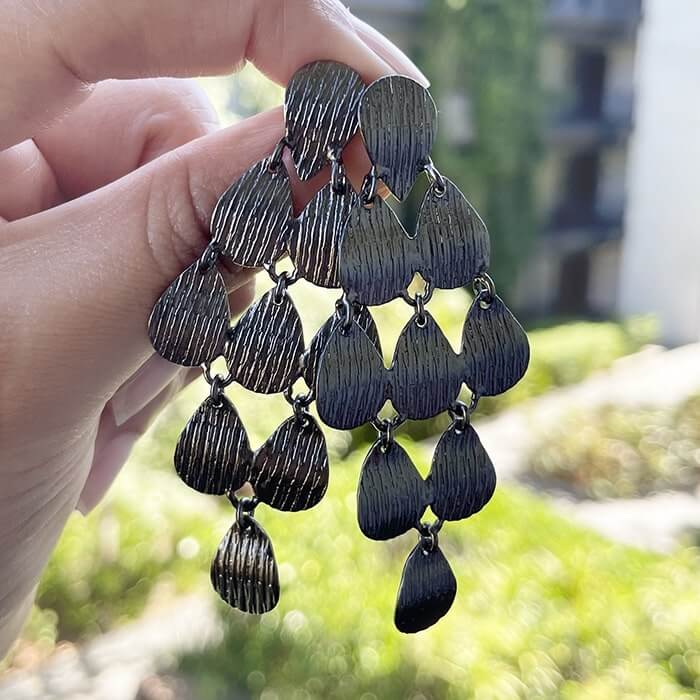 black dangle earrings australia