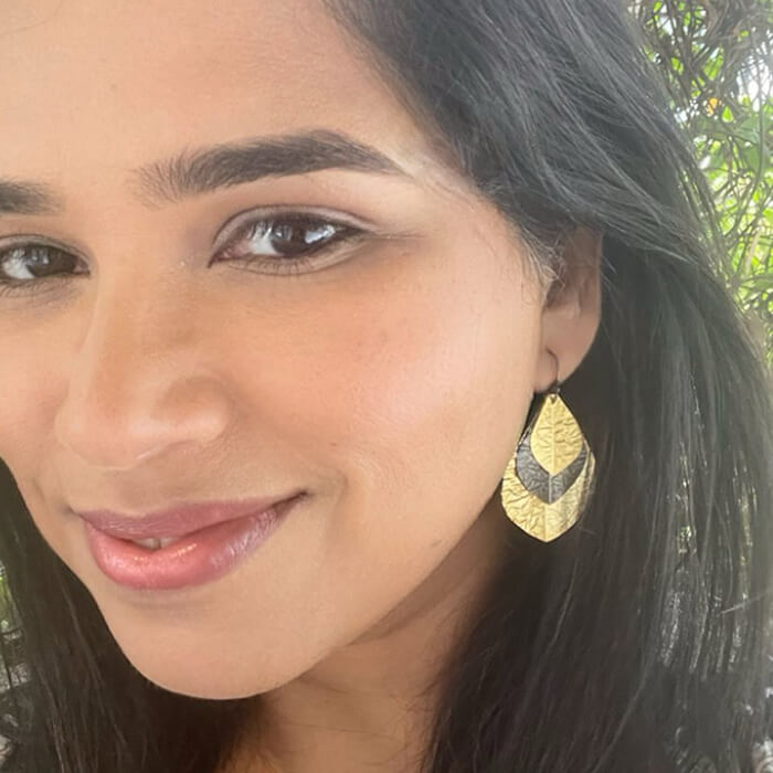 Leaf earrings australia