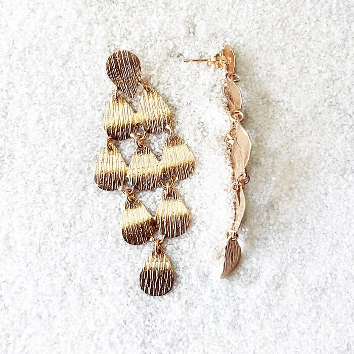 rose gold dangle earrings australia 