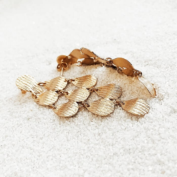 rose gold dangle earrings online australia