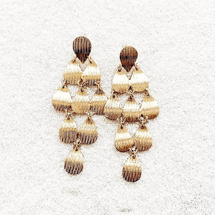 rose gold dangle earrings australia