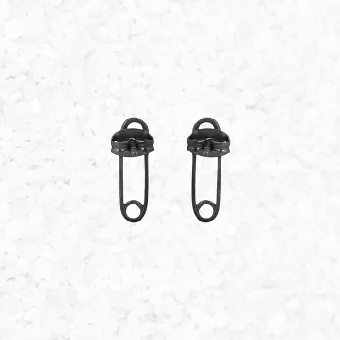 safety pin earrings stud closure