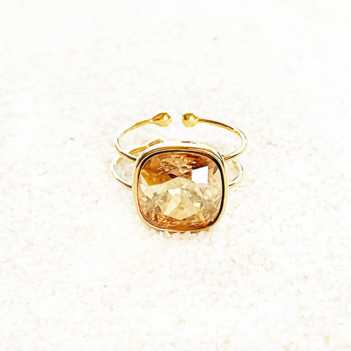 swarovski gold ring
