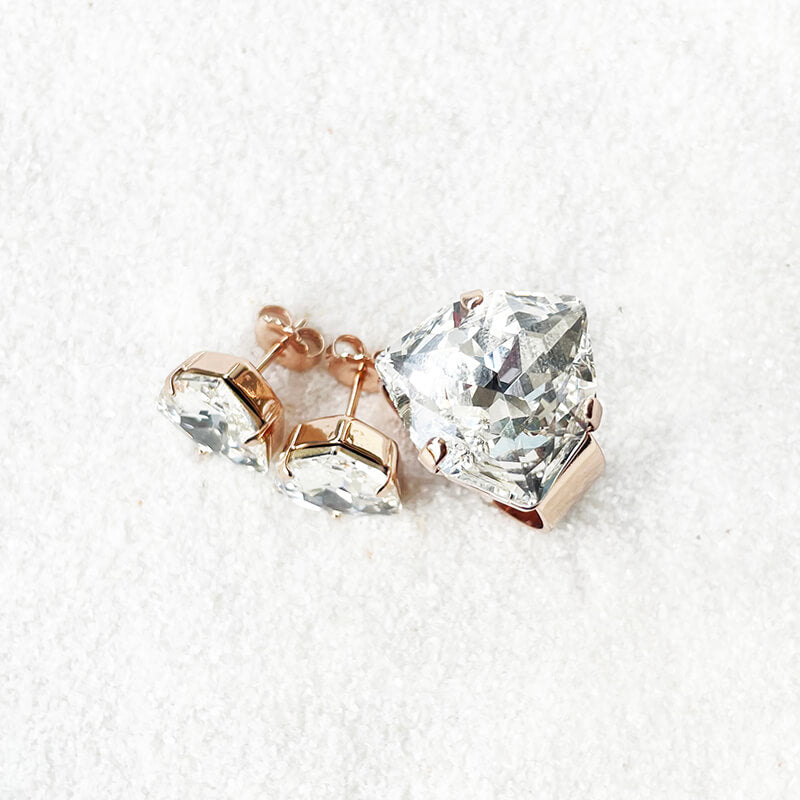 Swarovski ring and swarovski stud earrings
