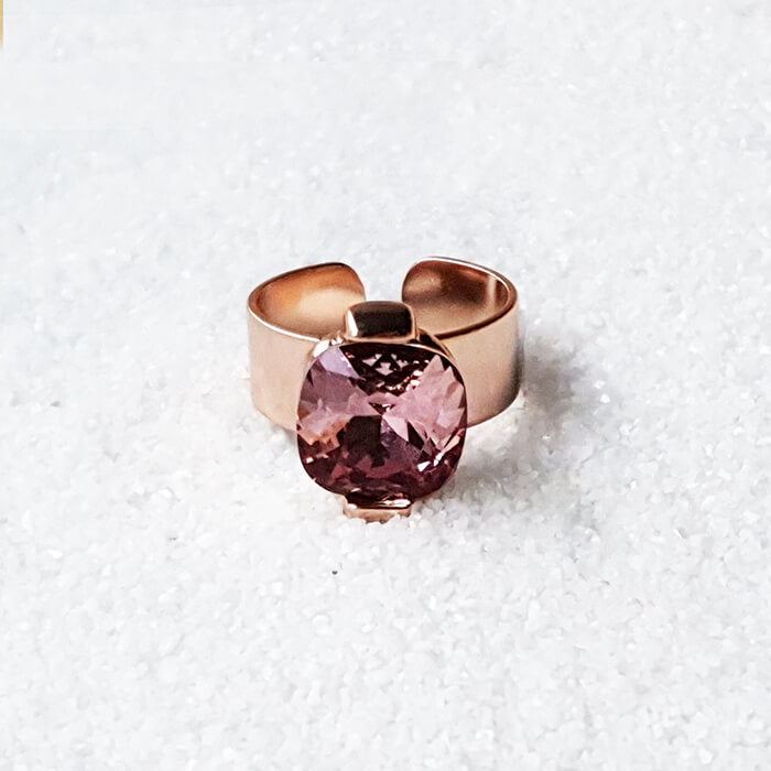 Zene Glam Swarovski Statement Ring