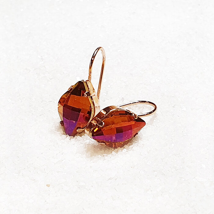 Orange Swarovski Crystal Earrings Hotsell | website.jkuat.ac.ke