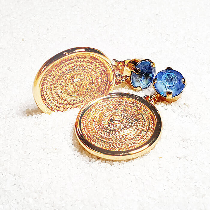 Swarovski Blue Earrings elegant