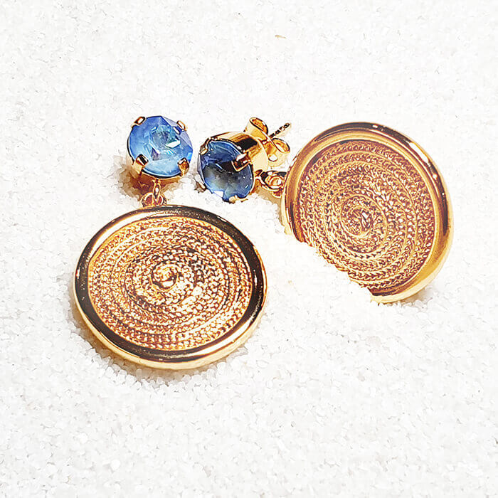 Swarovski Blue Earrings