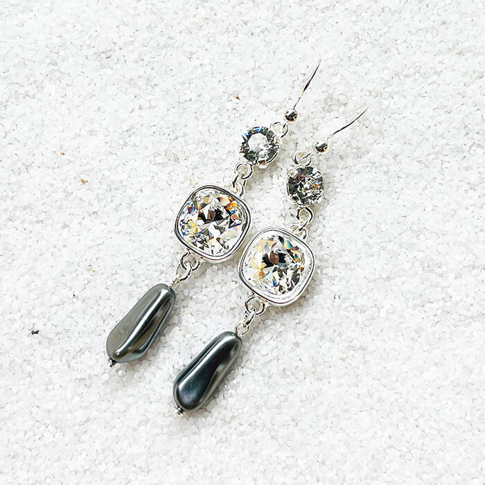 Swarovski Pearl Earrings ethical jewellery australia 