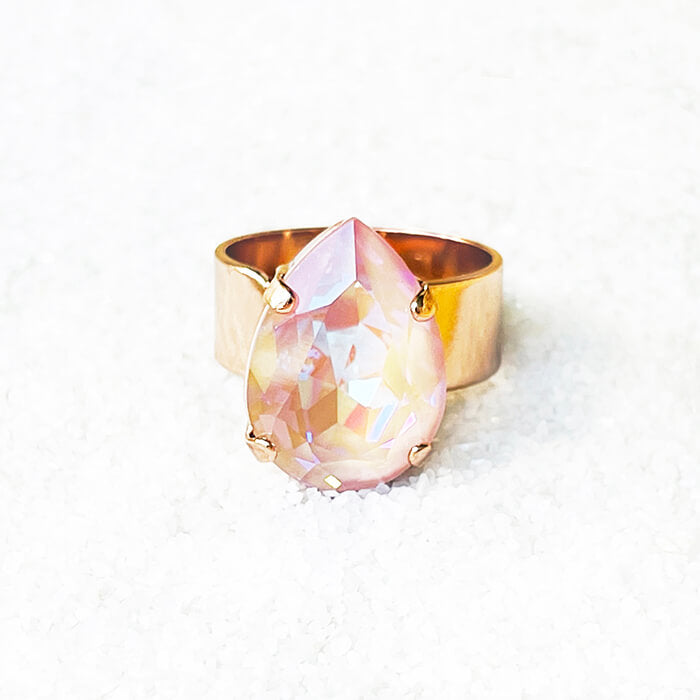 Swarovski Pink Stone Ring
