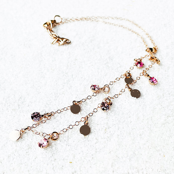Swarovski Rose Gold Necklace Australia