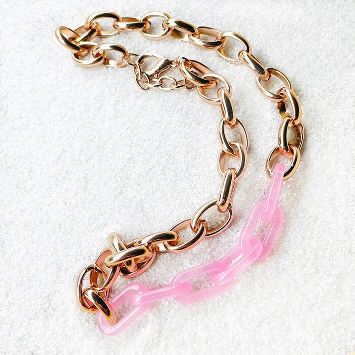 Chunky Rose Gold Necklace