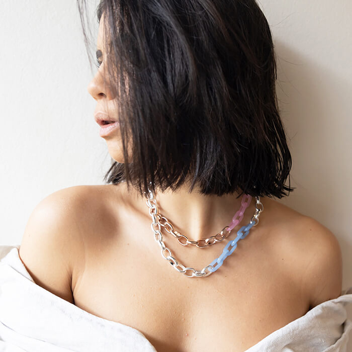 Chunky Silver Necklace