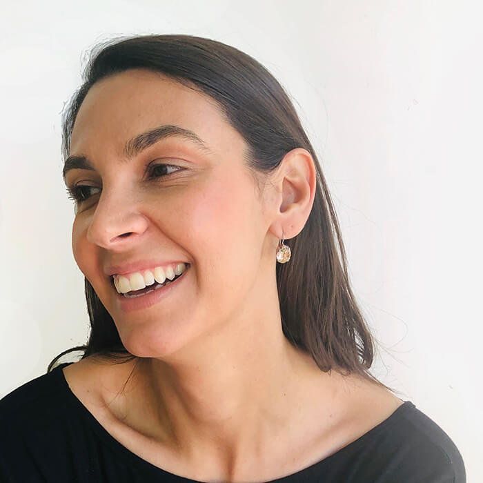 Crystal Earrings with light gold genuine Swarovski crystal set in rhodium Silver unique on model