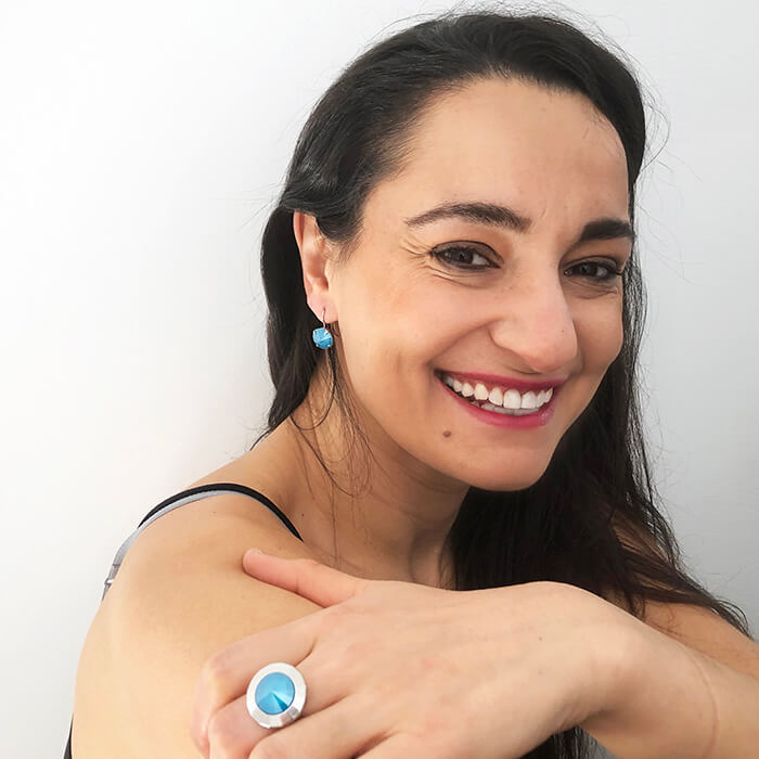  ethical jewellery online chic silver and azure blue swarovski