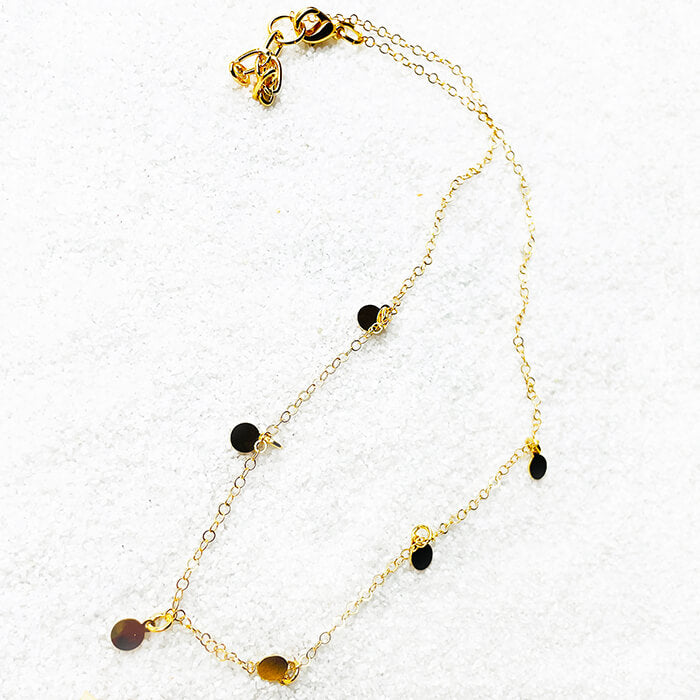 Dainty Gold Necklace with lobster closure