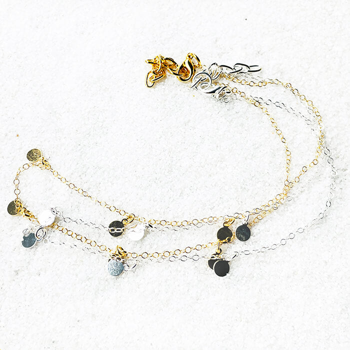 Dainty Silver and Gold Necklaces 