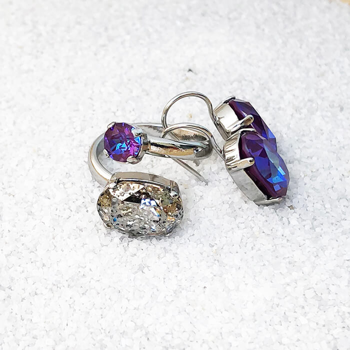 ethical jewellery brands australia rhodium plated and burgundy delite crystal jewellery