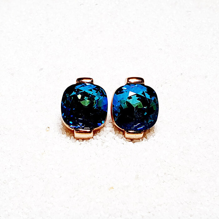 Swarovski Blue Earrings | stud Earrings