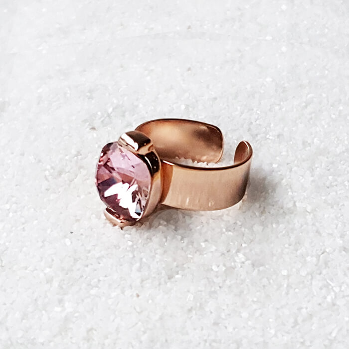 Zene Glam Swarovski Statement Ring
