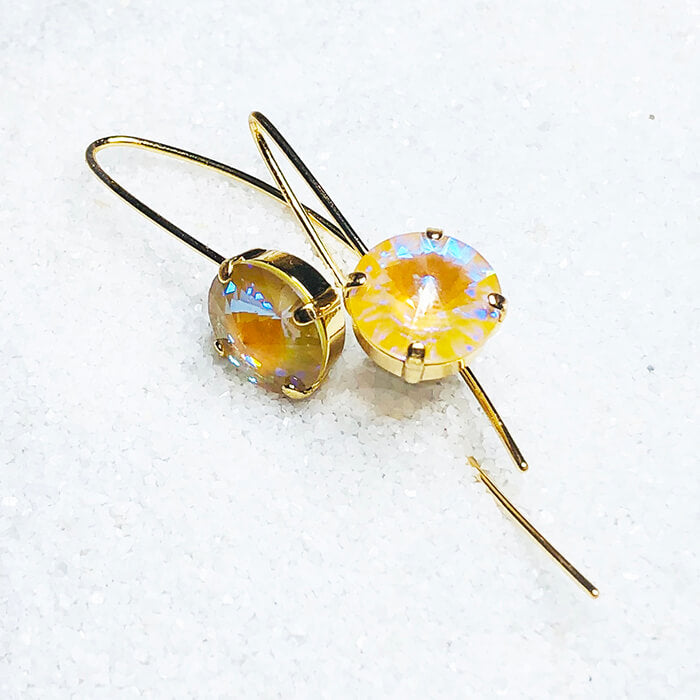 Passion Gold Long Drop Earrings