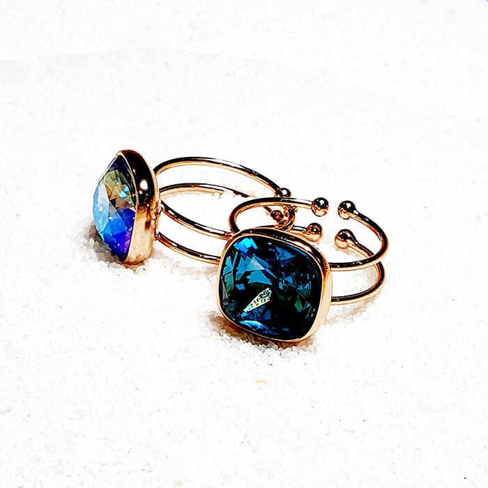 unique adjustable swarovski rings australia