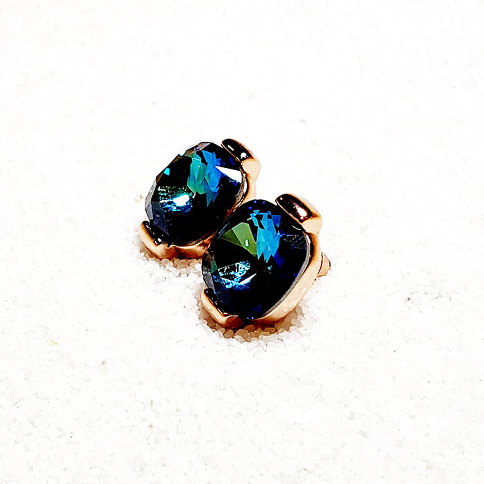 Swarovski Blue Earrings unique 