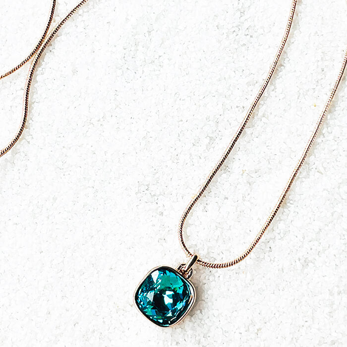 Indicolite Pendant Swarovski elegant