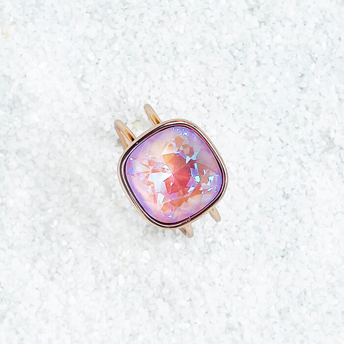 Lavender Swarovski Ring