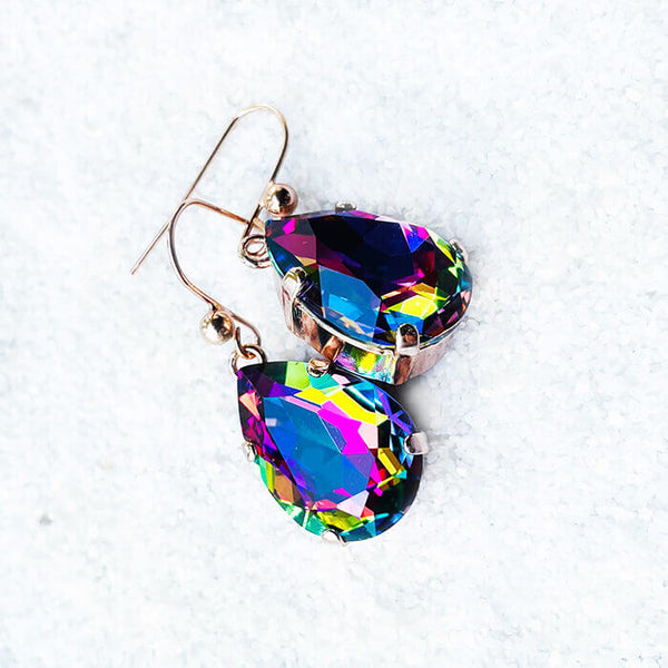Swarovski volcano earrings deals