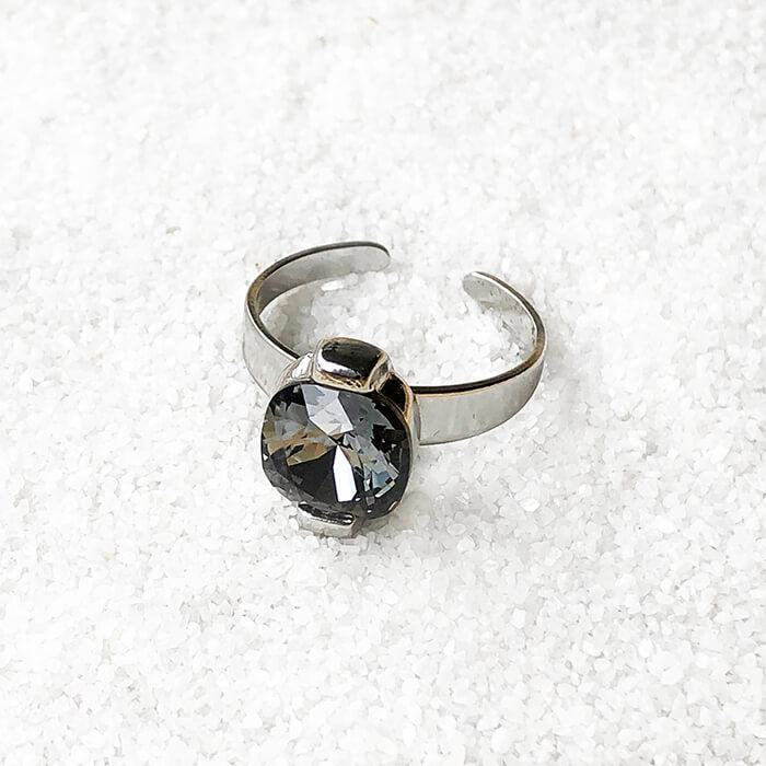 black and silver unique ethical ring australia