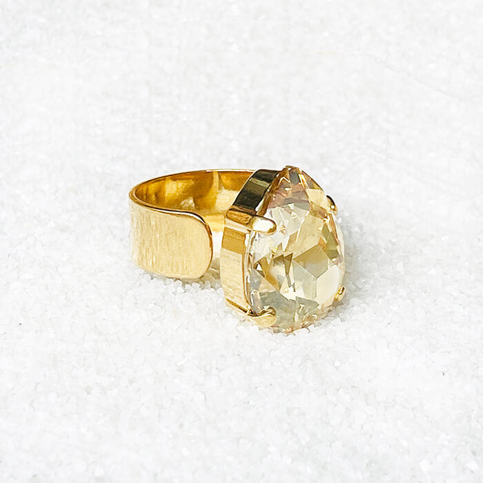 Swarovski Gold Ring unique