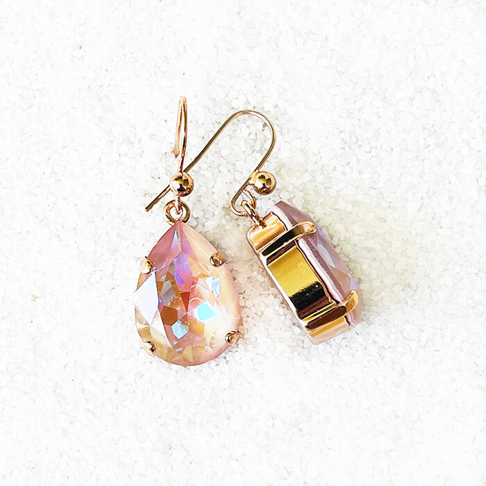 Swarovski Pink Drop Earrings elegant