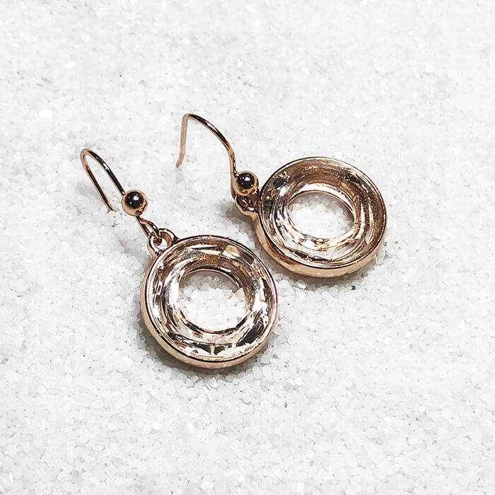 rose gold crystal drop earrings australia elegant unique 