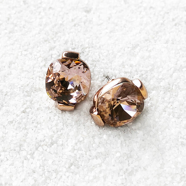 Swarovski Rose Gold Earrings elegant