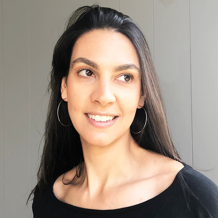 large hoop earrings silver 50mm on model