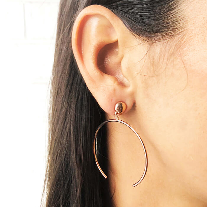 Twist-n-shout Hoop Earrings