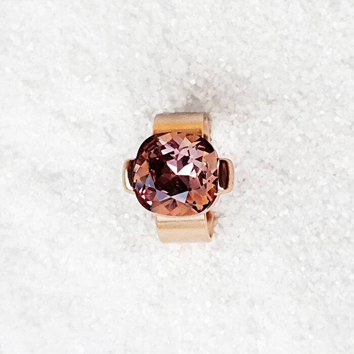 Zene Glam Swarovski Statement Ring