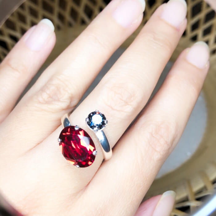 Jenstar Swarovski Statement Ring