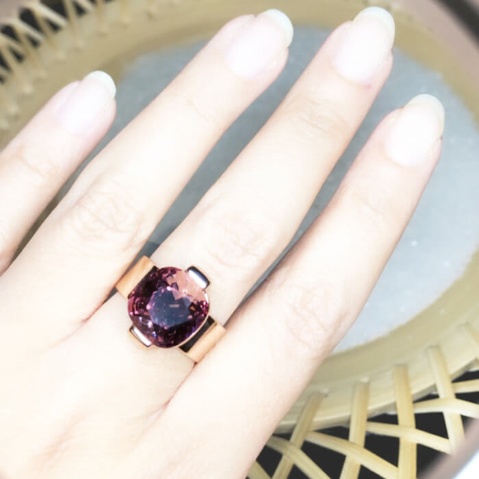 Zene Glam Swarovski Statement Ring