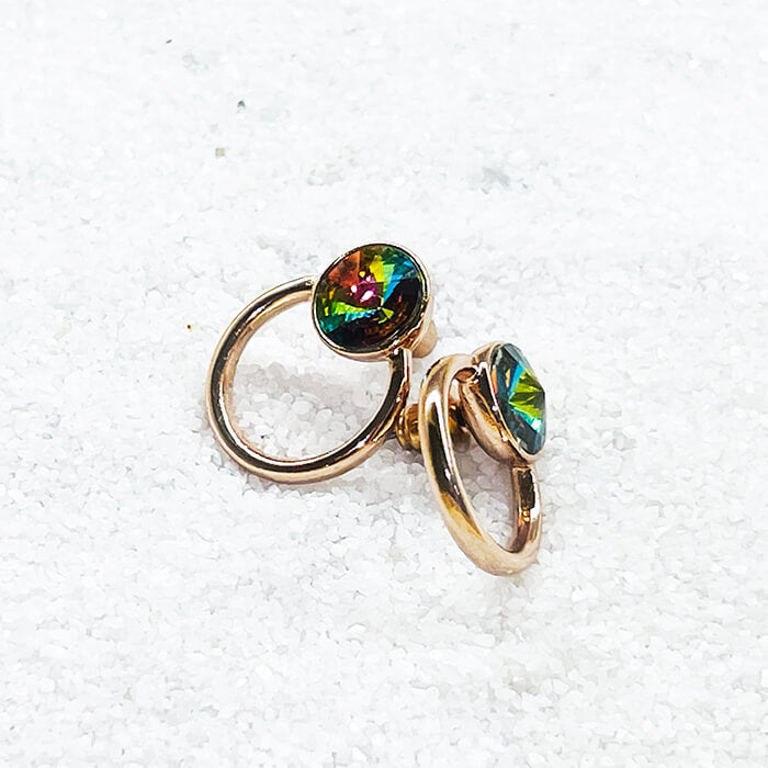 Vitrail Swarovski Crystal Stud Earrings unique earrings