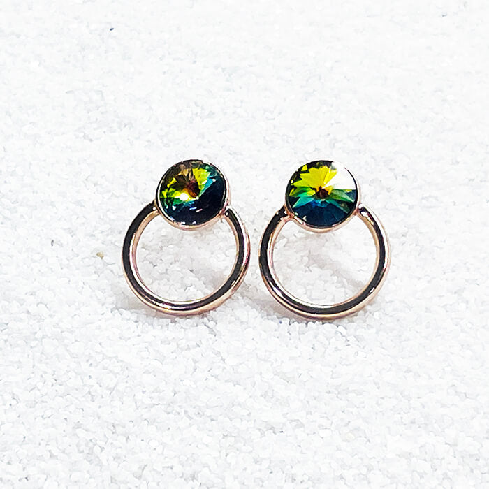 Vitrail Swarovski Crystal Stud Earrings unique